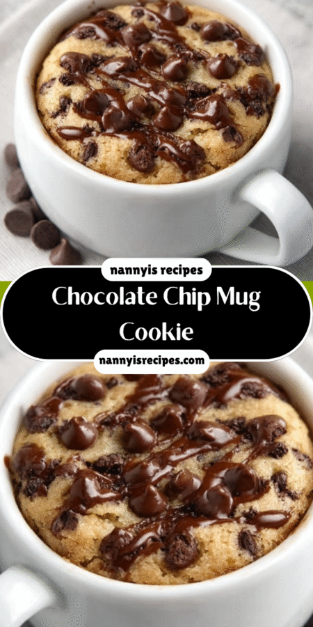Chocolate Chip Mug Cookie: Your Quick Dessert Fix! 7 13 4