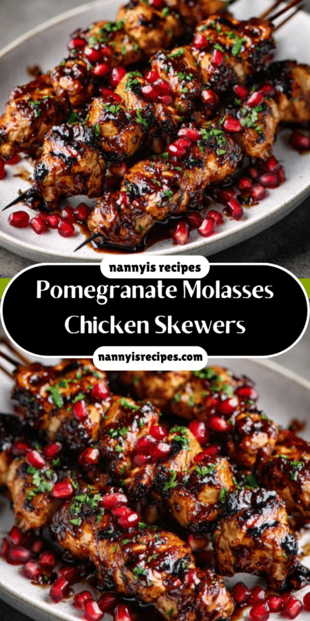 Pomegranate Molasses Chicken Skewers: Unleash Flavor Today! 7 14 5