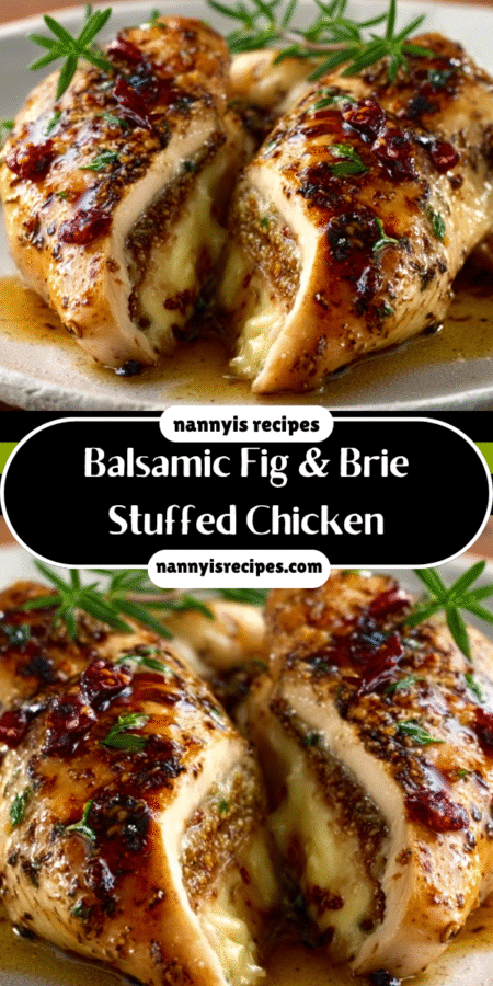 Balsamic Fig & Brie Stuffed Chicken: A Delicious Recipe! 7 15 5