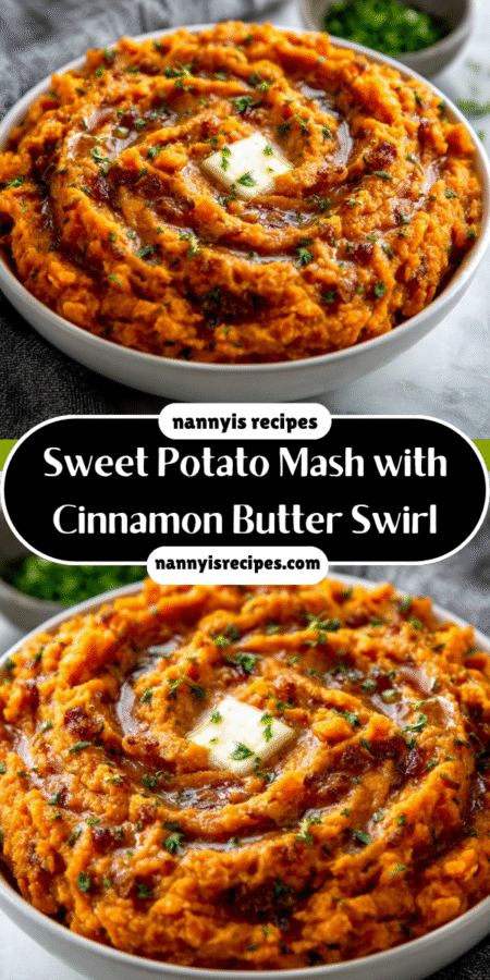 Sweet Potato Mash with Cinnamon Butter Swirl Recipe Delight! 7 16 5