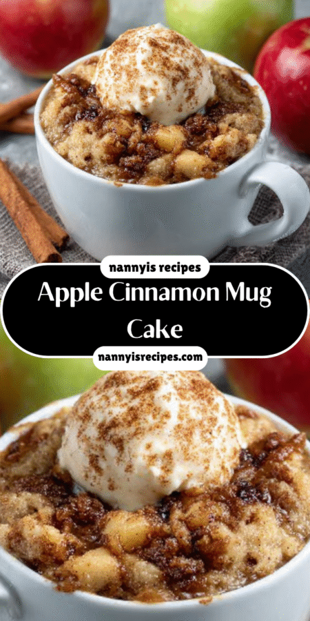 Apple Cinnamon Mug Cake: Quick Delight in Minutes! 7 17 3