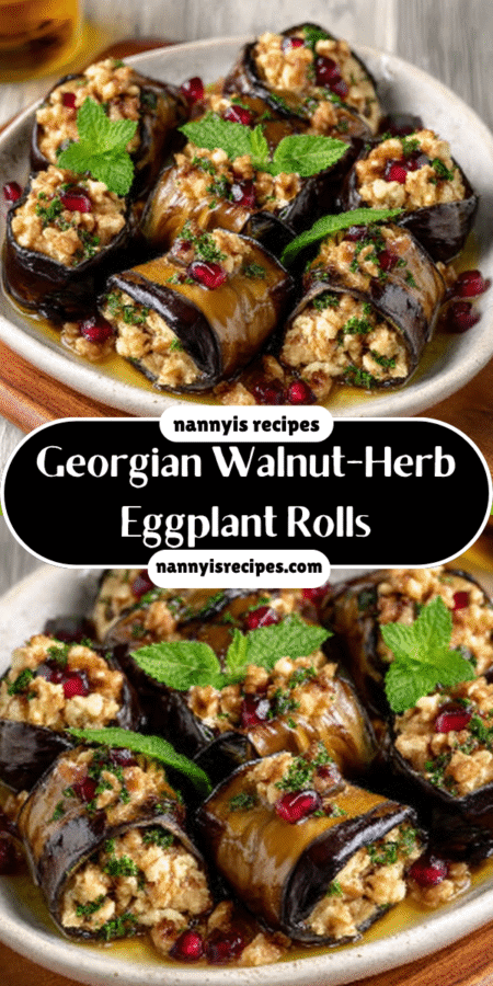 Georgian Walnut-Herb Eggplant Rolls that Wow Your Tastebuds 7 17
