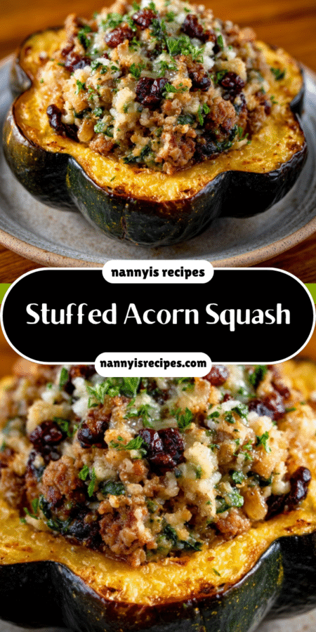 Stuffed Acorn Squash: A Cozy Fall Delight Recipe 7 18 2