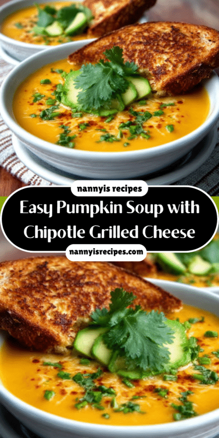 Easy Pumpkin Soup with Chipotle Grilled Cheese Recipe You’ll Love! 7 19 1