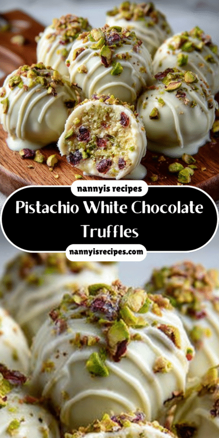 Pistachio White Chocolate Truffles: A Delightful Treat! 4 2 14
