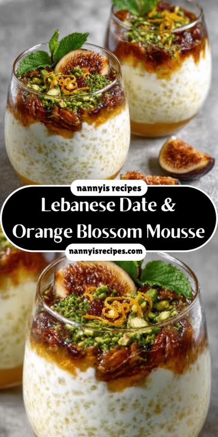 Lebanese Date & Orange Blossom Mousse: A Creamy Delight! 7 25