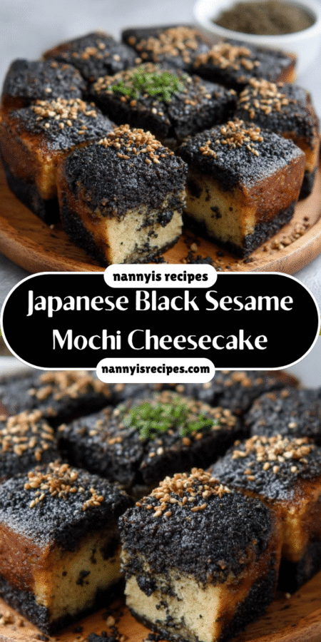 Japanese Black Sesame Mochi Cheesecake: A Unique Treat! 7 26