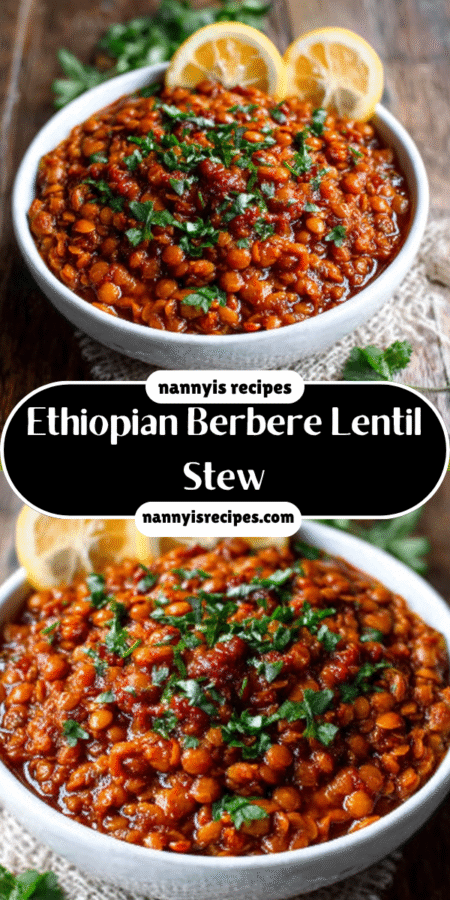 Ethiopian Berbere Lentil Stew: Discover a Spicy Delight! 7 3 1