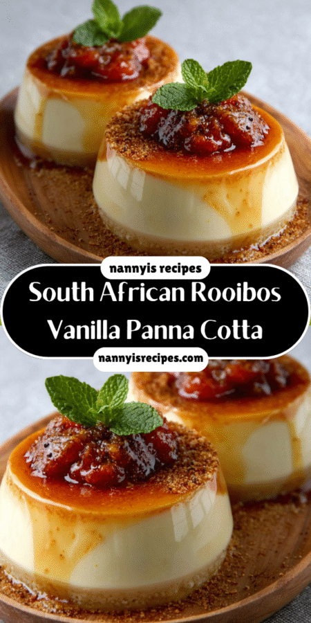 South African Rooibos Vanilla Panna Cotta is exquisite! 7 31
