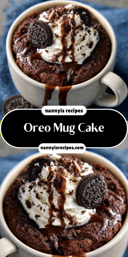Oreo Mug Cake: Indulge in Quick Dessert Bliss! 7 5 11