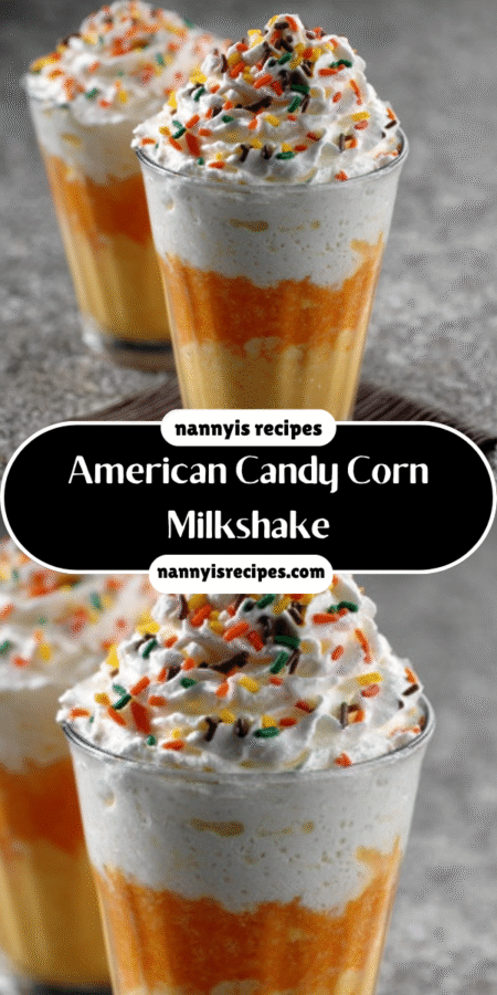 American Candy Corn Milkshake: A Sweet Delight Recipe! 7 5 5