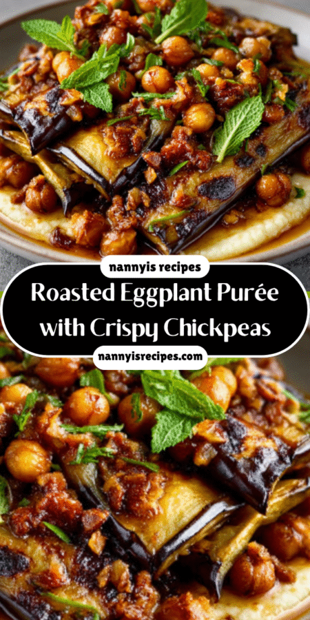 Roasted Eggplant Purée with Crispy Chickpeas: Try This ! 7 5 6