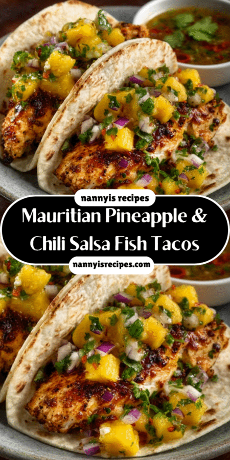 Mauritian Pineapple & Chili Salsa Fish Tacos for Summer Flavor 7 7 1