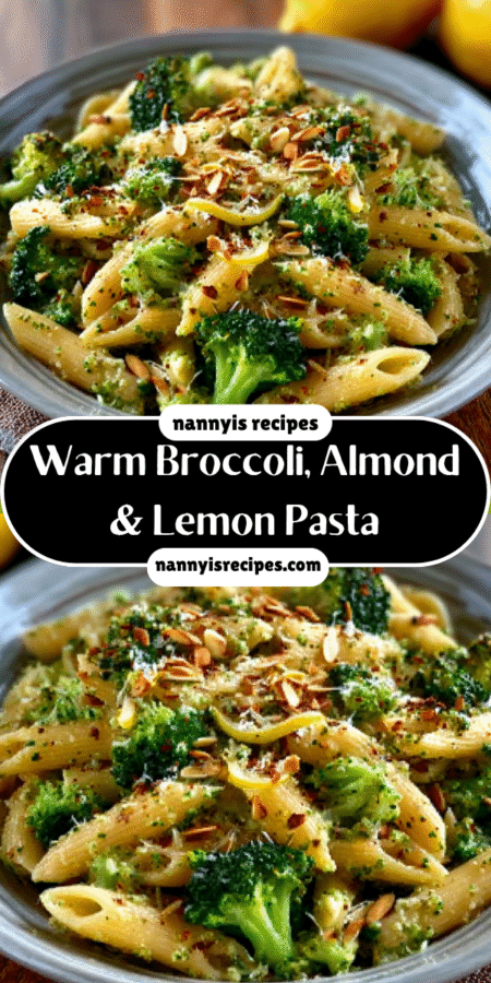 Warm Broccoli, Almond & Lemon Pasta: A Delightful Recipe! 7 7
