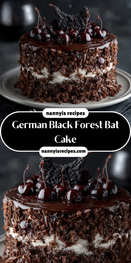 German Black Forest Bat Cake: Discover Its Delightful Layers! 7 8 5