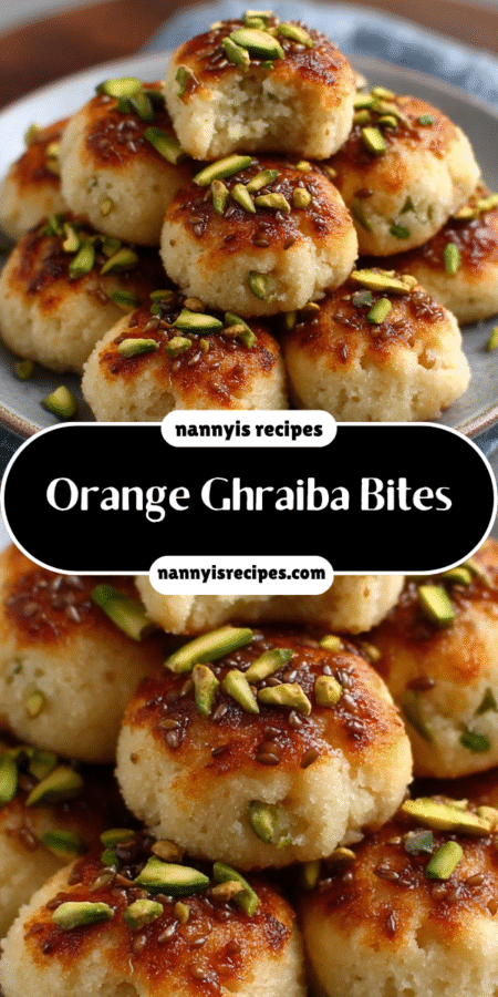 Orange Ghraiba Bites: Discover the Sweetest Recipe! 7 9 8