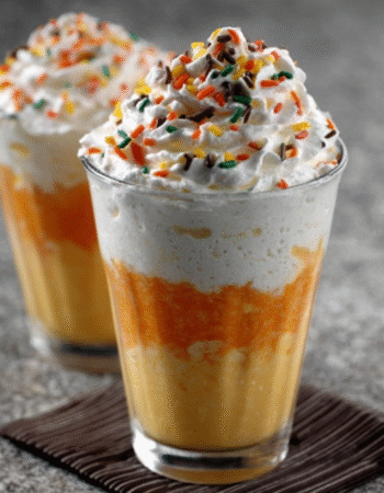 American Candy Corn Milkshake