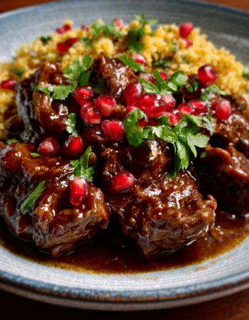 Anatolian Spiced Lamb Stew with Pomegranate Glaze