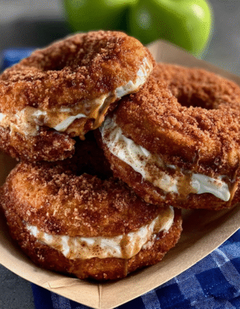 Apple Cider Cream Donuts