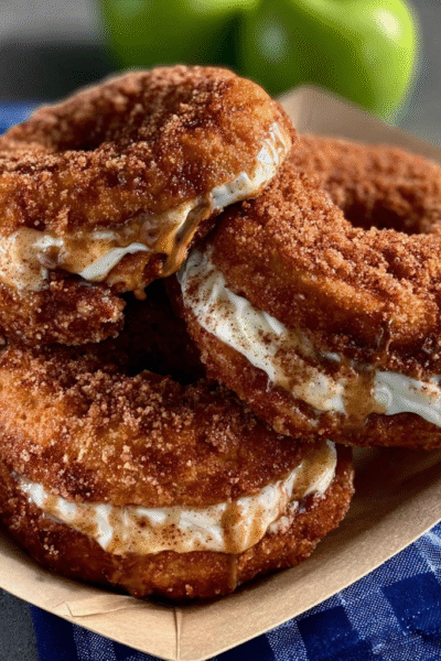 Apple Cider Cream Donuts