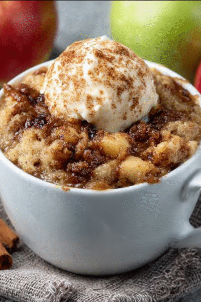 Apple Cinnamon Mug Cake