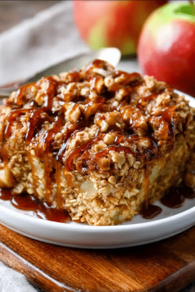 Baked Oatmeal with Apples or Pumpkin