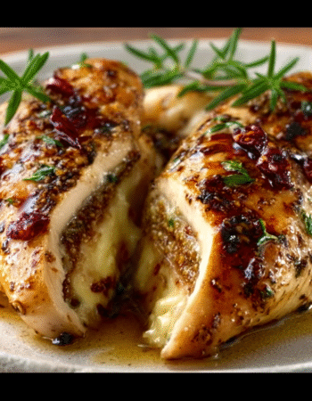 Balsamic Fig & Brie Stuffed Chicken