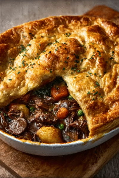 Beef Bourguignon Pot Pie