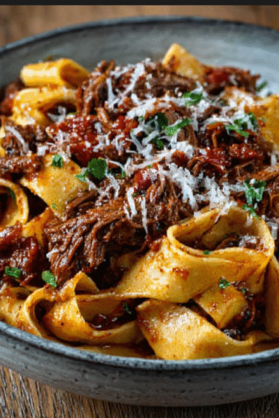 Beef & Red Wine Ragu Pappardelle