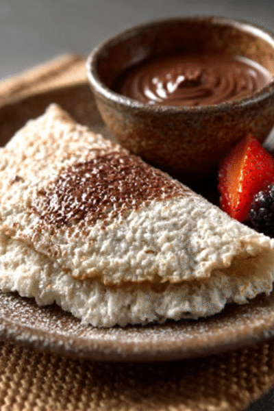 Brazilian Tapioca Cocoa Pancakes