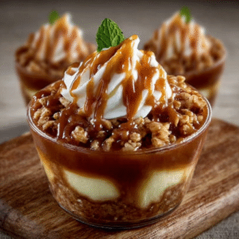 Caramel Apple Mousse Cups