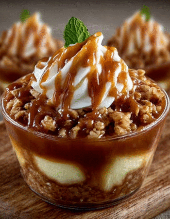 Caramel Apple Mousse Cups