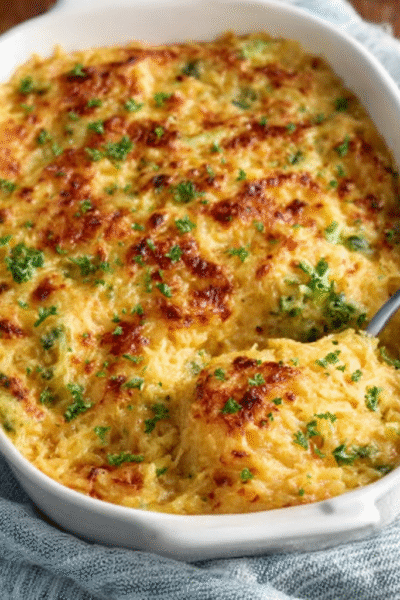Cheesy Spaghetti Squash Casserole
