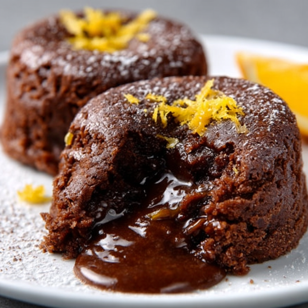 Chocolate Orange Lava Cakes