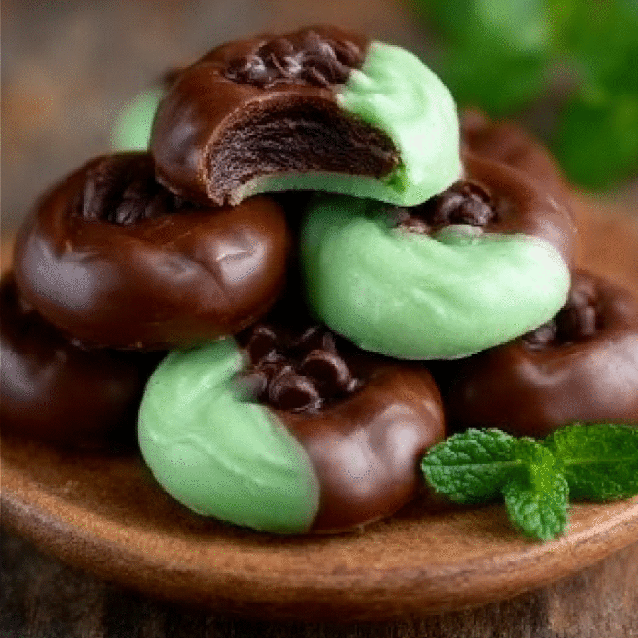 Chocolate and mint candy buttons: A delightful recipe! 6 Chocolate and mint candy buttons