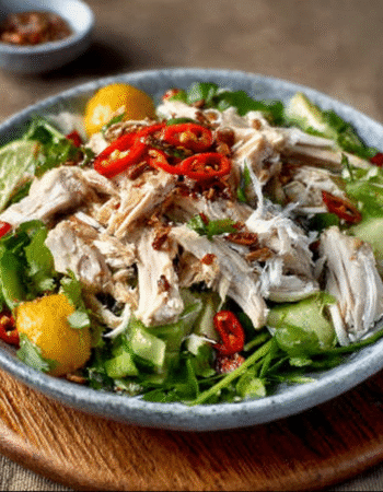 Coconut & Lime Poached Chicken Salad