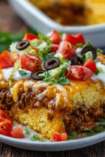 Cornbread Taco Bake