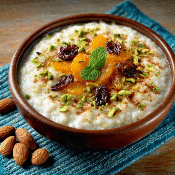 Creamy Rice Pudding with Orange Blossom