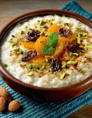Creamy Rice Pudding with Orange Blossom
