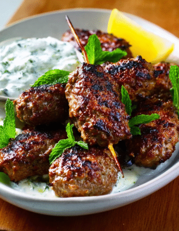 Egyptian Kofta with Mint Yogurt Dip