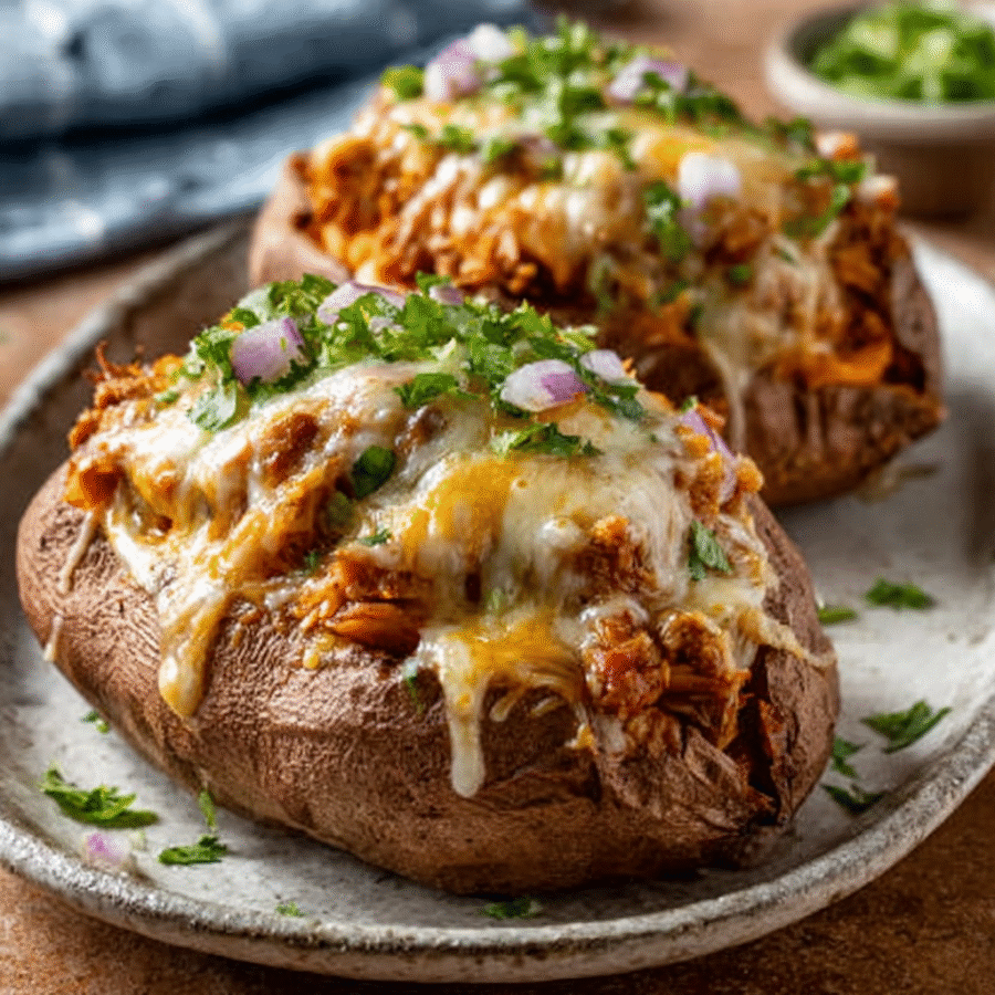 Enchilada-Stuffed Sweet Potatoes: A Unique Twist! 6 Enchilada-Stuffed Sweet Potatoes