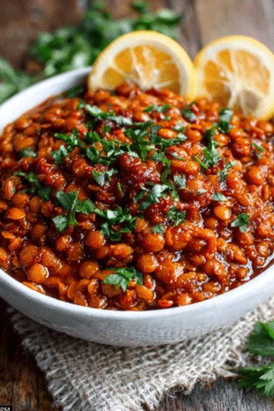 Ethiopian Berbere Lentil Stew