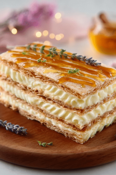 French Lavender & Honey Mille-Feuille
