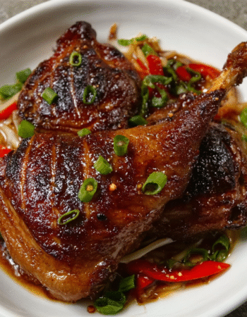 Ginger-Soy Glazed Duck Legs