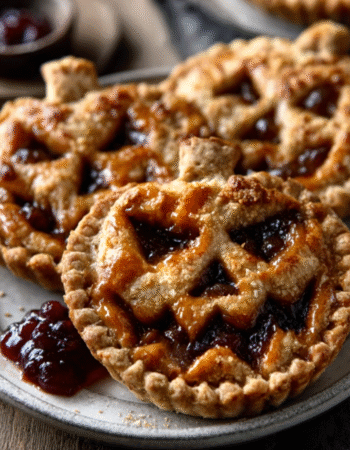Halloween Jack-O-Lantern Pumpkin Pies