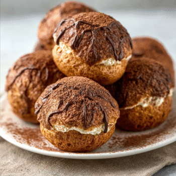 Hot Cocoa Cream Puffs