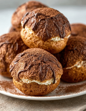 Hot Cocoa Cream Puffs