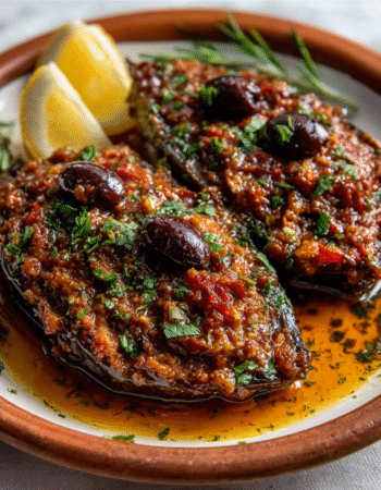 Keto-Inspired İmam Bayıldı with Olive Tapenade