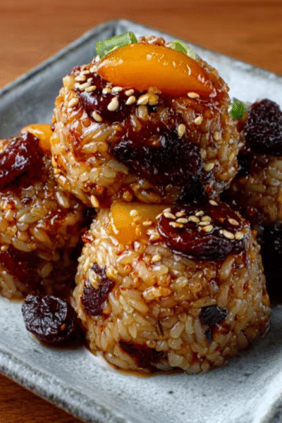 Korean Chestnut & Jujube Sweet Rice Balls