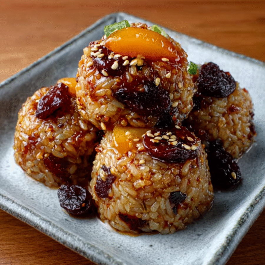 Korean Chestnut & Jujube Sweet Rice Balls are irresistible! 6 Korean Chestnut & Jujube Sweet Rice Balls